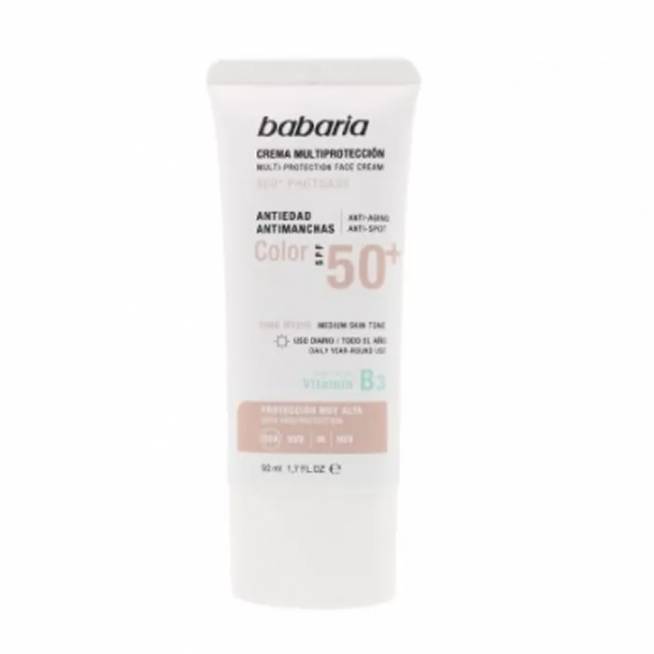 "Babaria Solar Multiprotection Anti-SPot Cream Color Spf50 50ml