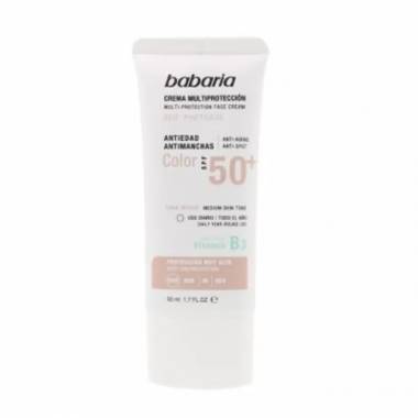 "Babaria Solar Multiprotection Anti-SPot Cream Color Spf50 50ml