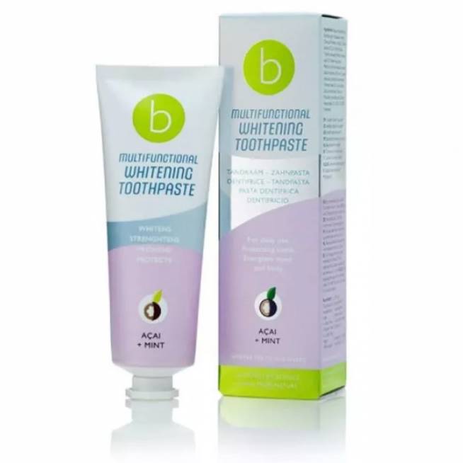 Beconfident daugiafunkcinė balinamoji dantų pasta "Açai + Mint" 75ml