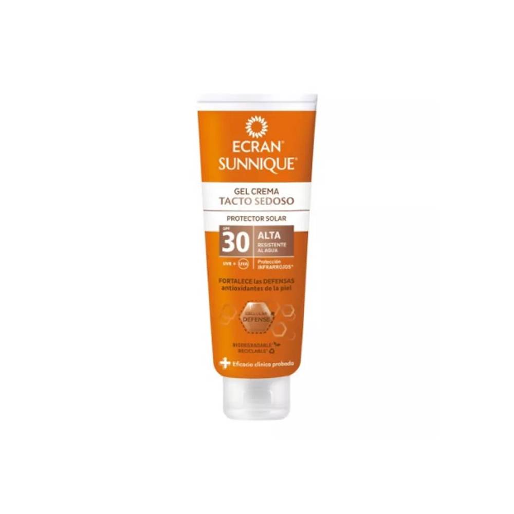 "Ecran Sunnique Silky Touch Cream Gel Spf30 250ml