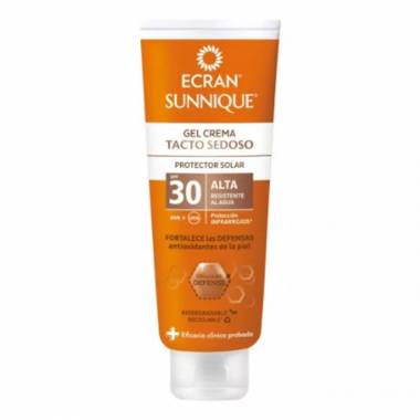 "Ecran Sunnique Silky Touch Cream Gel Spf30 250ml