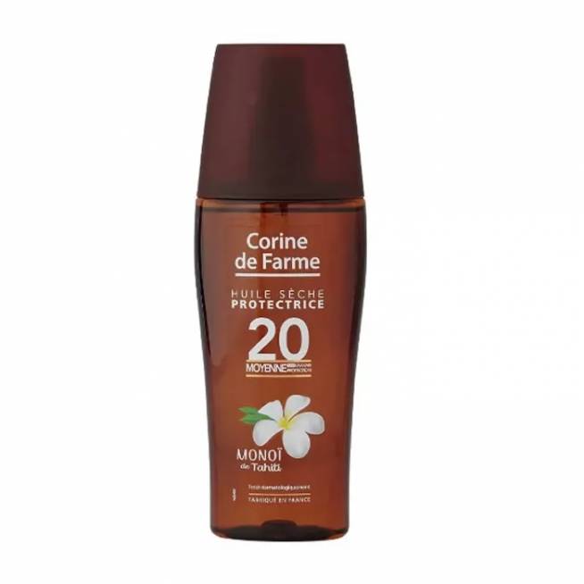 "Corine De Farme" sausas aliejaus purškiklis Spf20 150ml