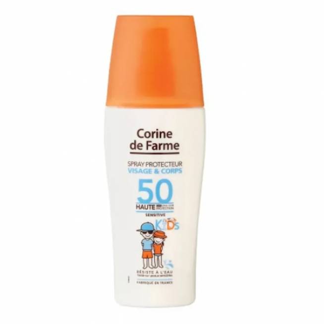 "Corine De Farme Kids" purškalas nuo saulės Spf50 150ml