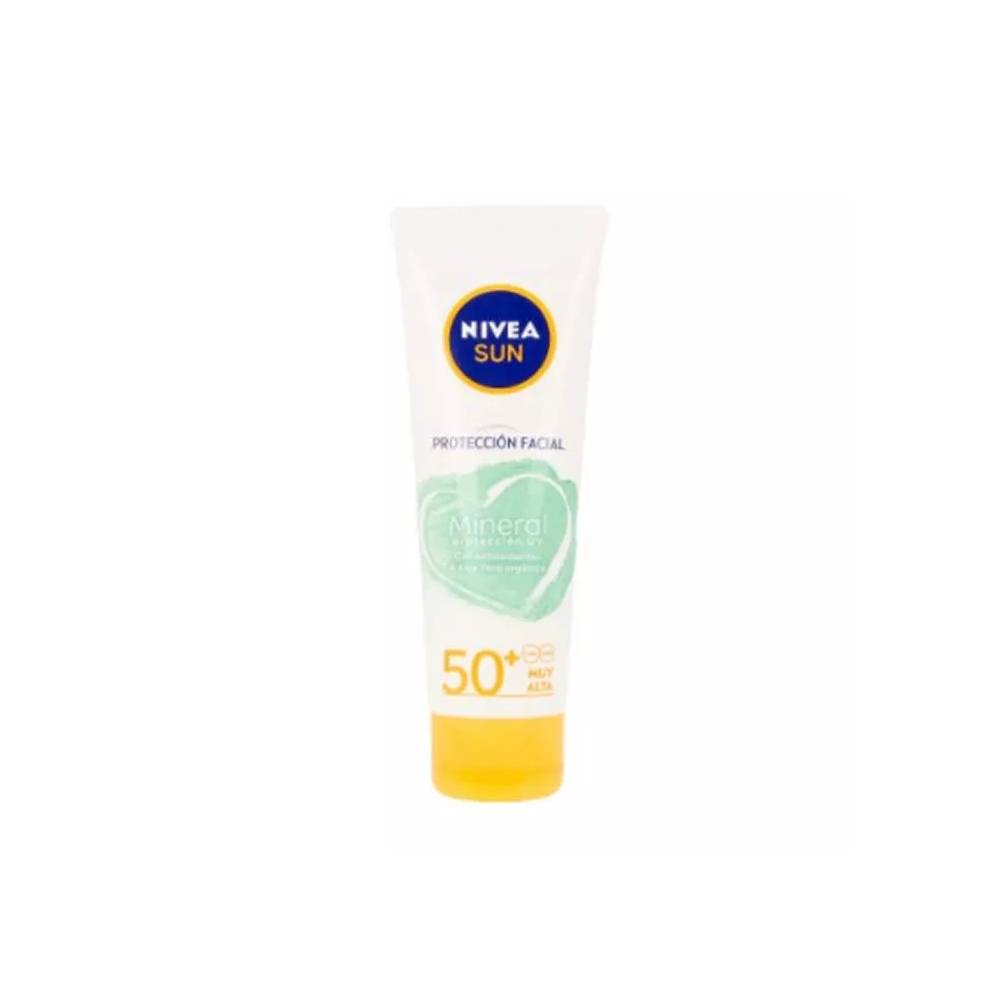 Nivea Sun Mineral UV Spf50 veido apsauga 50ml