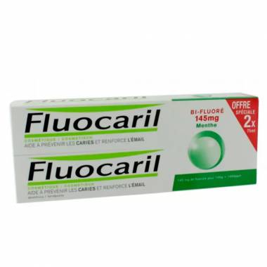 Fluocaril Bi-Fluoride Mėtų pasta 145mg 2x75ml