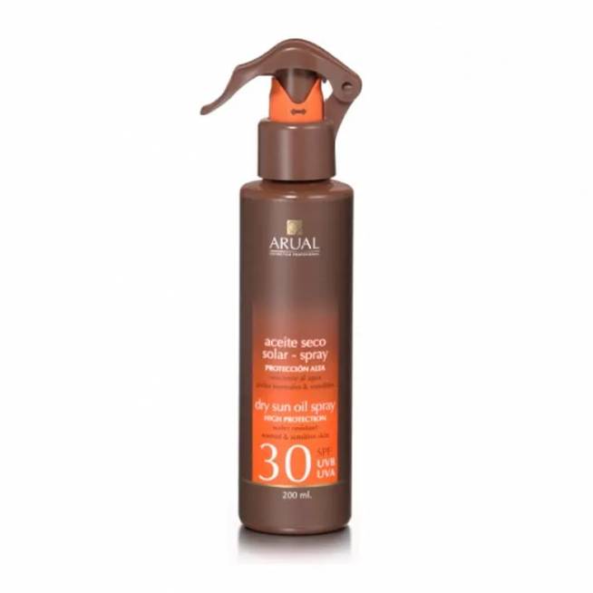 "Arual" sausas aliejaus purškiklis Spf30 200ml