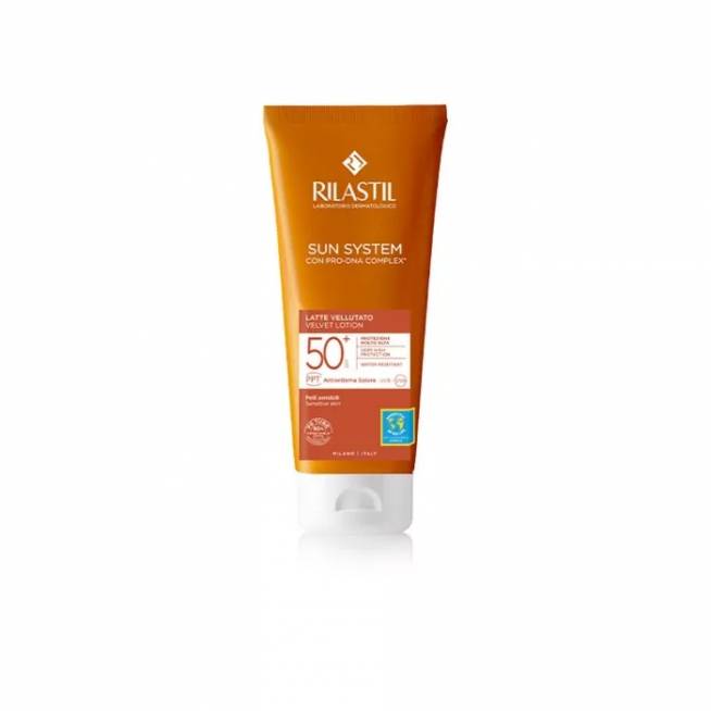 "Rilastil Sun System" losjonas su apsauga nuo saulės Spf 50+ 200ml