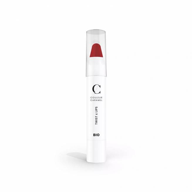 Spalva Caramel Twist y Lips Barra De Labios 405 Matt Red 1un