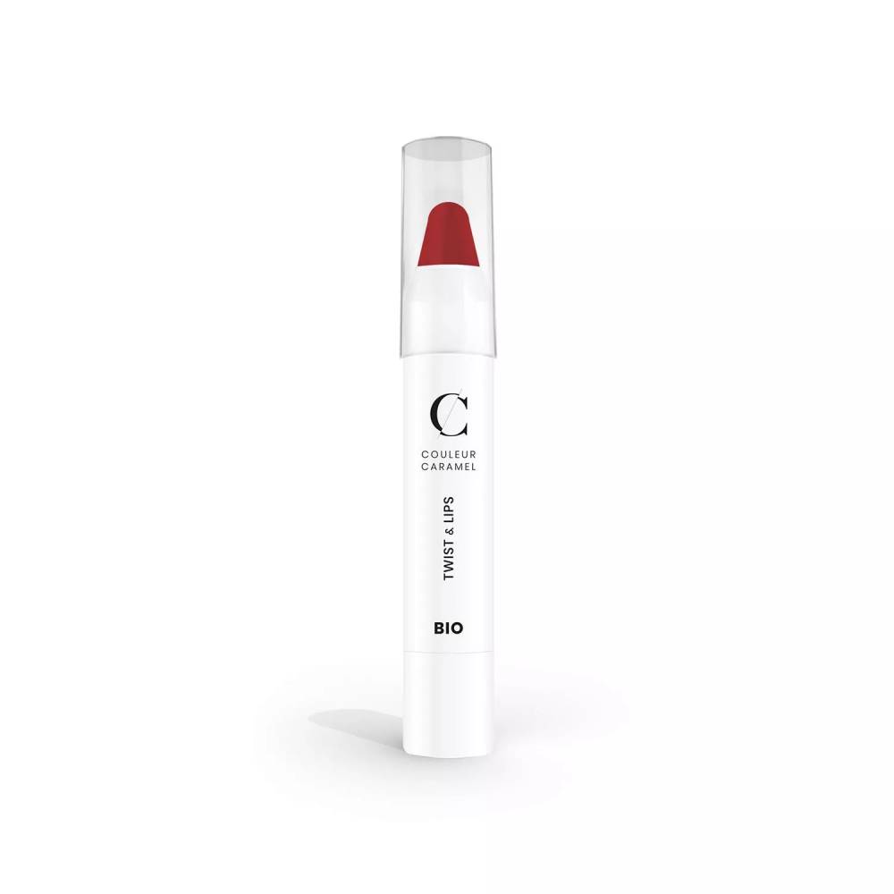 Spalva Caramel Twist y Lips Barra De Labios 405 Matt Red 1un