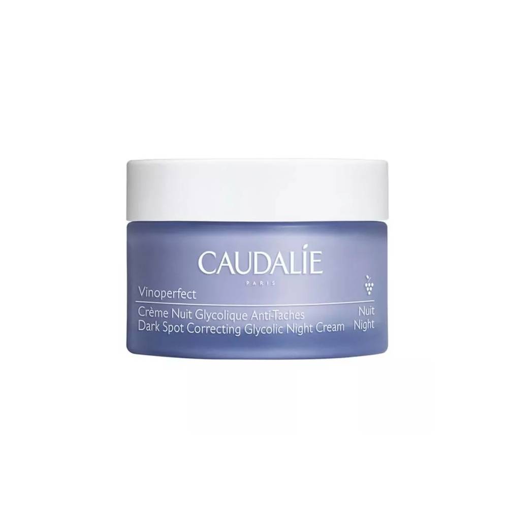 "Caudalie Vinoperfect" tamsiąsias dėmes koreguojantis glikolio naktinis kremas 50ml