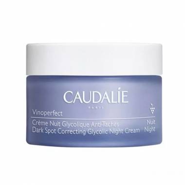 "Caudalie Vinoperfect" tamsiąsias dėmes koreguojantis glikolio naktinis kremas 50ml