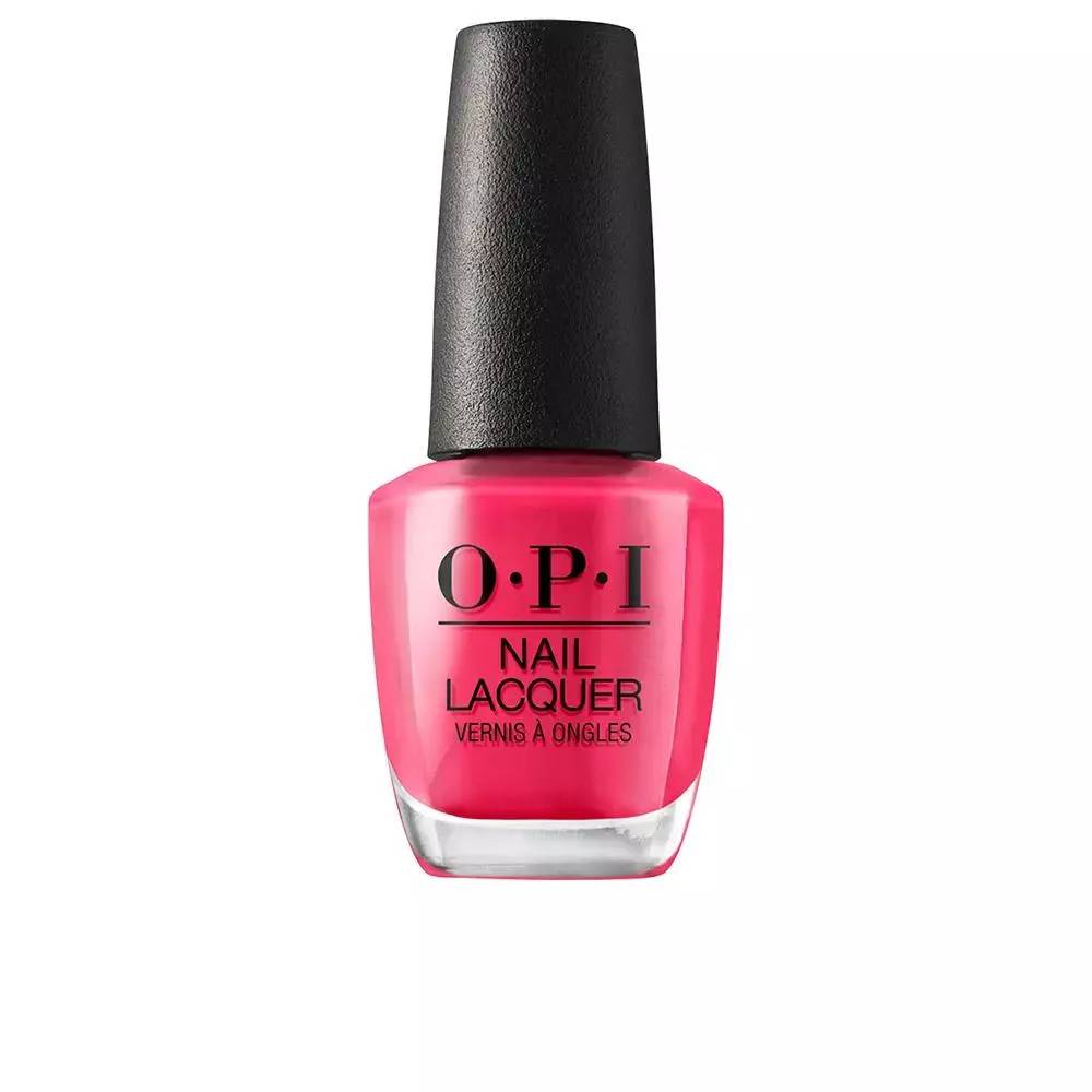 Opi Nail Lacquer Esmalte De Uñas Duración Hasta 7 Días Charged Up Cherry 15ml