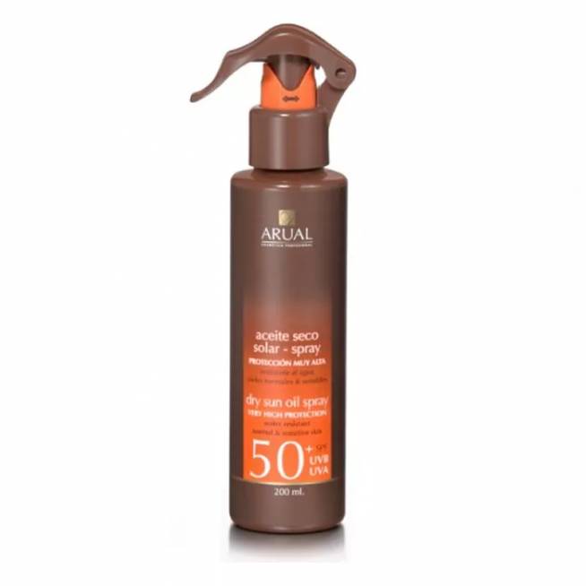 "Arual" sausas aliejaus purškiklis Spf50 200ml