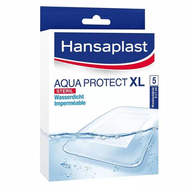 "Hansaplast Aqua Protect XL" 5 vienetai