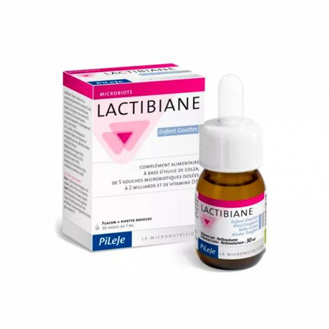 Pileje Lactibiane lašai vaikams 30ml 