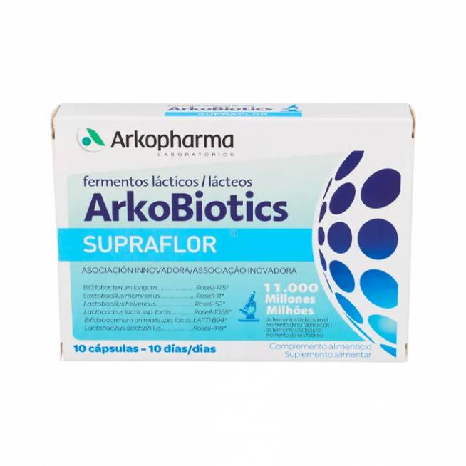 Arkopharma Arkobiotics Supraflor 10 kapsulių 