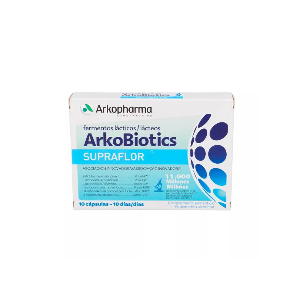 Arkopharma Arkobiotics Supraflor 10 kapsulių 