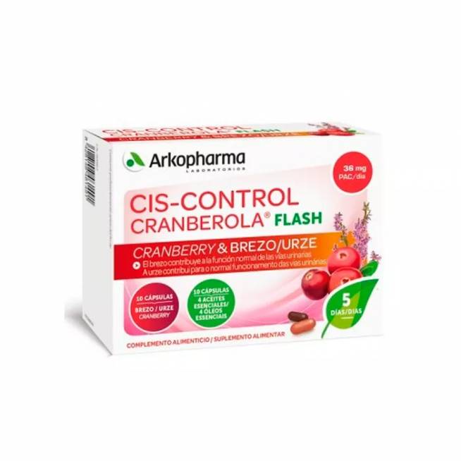 Arkopharma Cis-Control Cranberola Flash 20 kapsulių