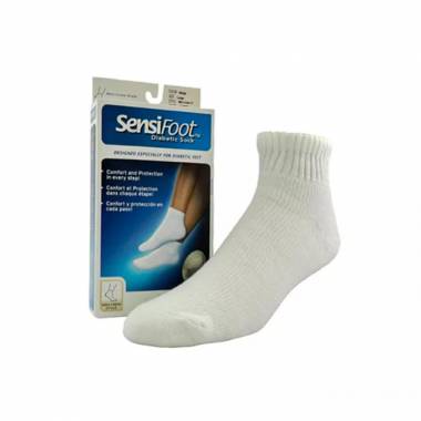 "Jobst Sensifoot" trumpikės diabetikams White T/S