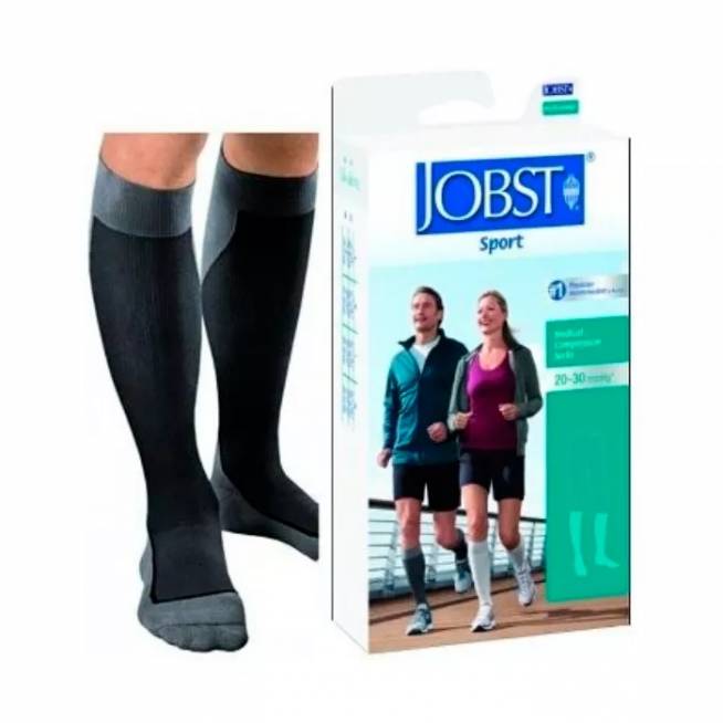 Jobst Sportinės kojinės Black Grey L