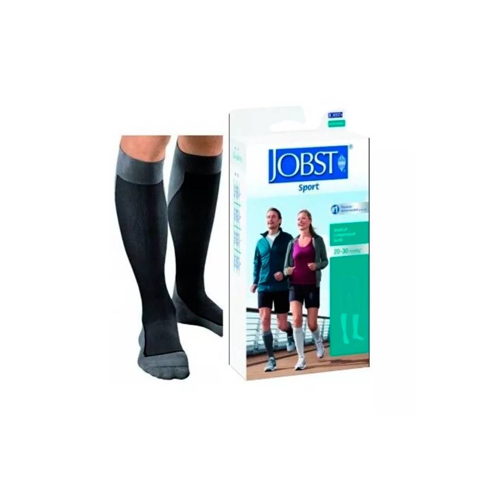 Jobst Sportinės kojinės Black Grey L