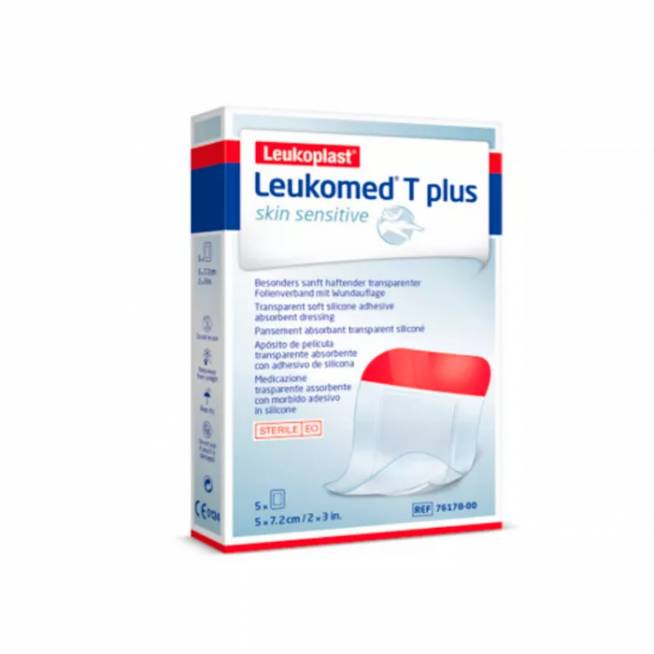 "Leukomed T Plus Skin Sensitive" 5x7,2cm 5U