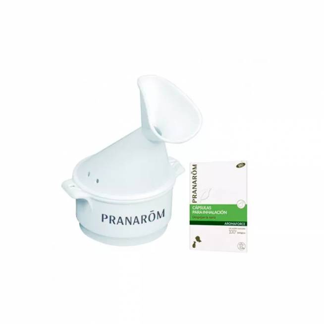 "Pranarom Aromaforce" nosies inhaliacijos kapsulės "Duplo Inhaler