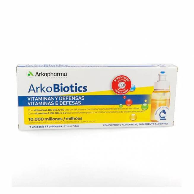 Arkopharma Arkobiotics Vitaminai ir apsaugos priemonės suaugusiems 7 dozės 