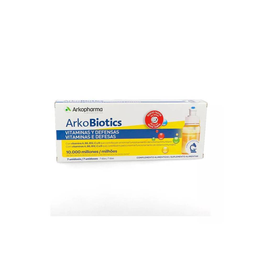 Arkopharma Arkobiotics Vitaminai ir apsaugos priemonės suaugusiems 7 dozės 