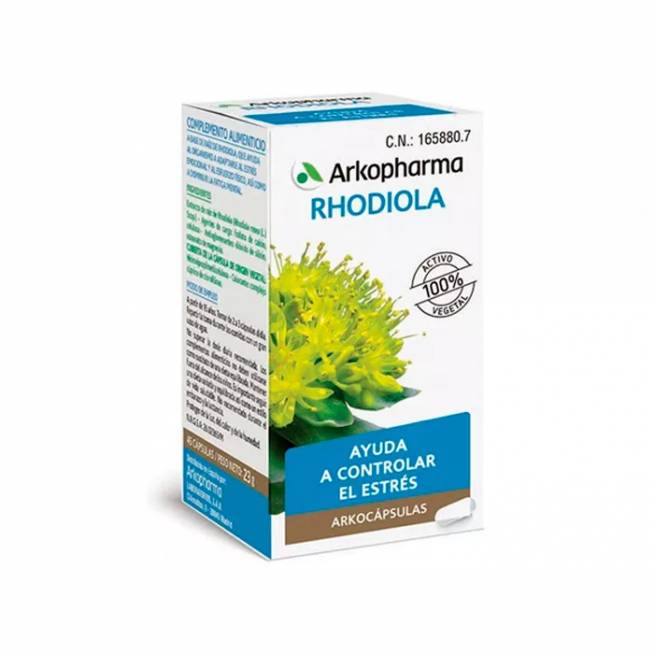 Arkopharma Arkocápsulas Rhodiorelax Relaxation 45 kapsulės 