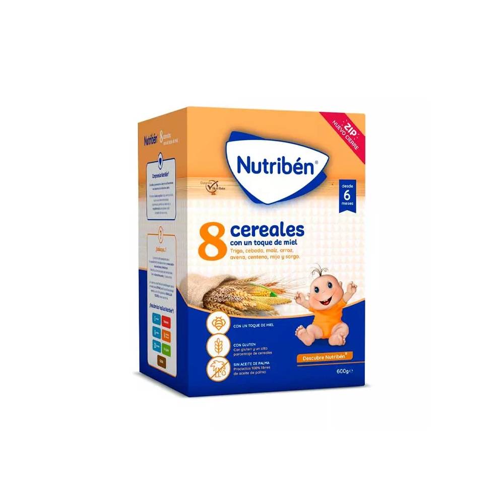 Nutribén 8 medaus dribsniai 600g 