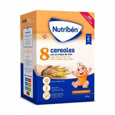 Nutribén 8 medaus dribsniai 600g 