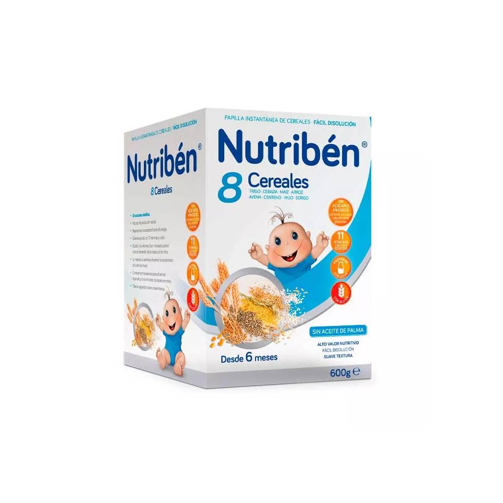 Nutribén Papilla 8 grūdų dribsniai 600g 