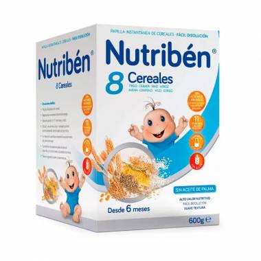 Nutribén Papilla 8 grūdų dribsniai 600g 