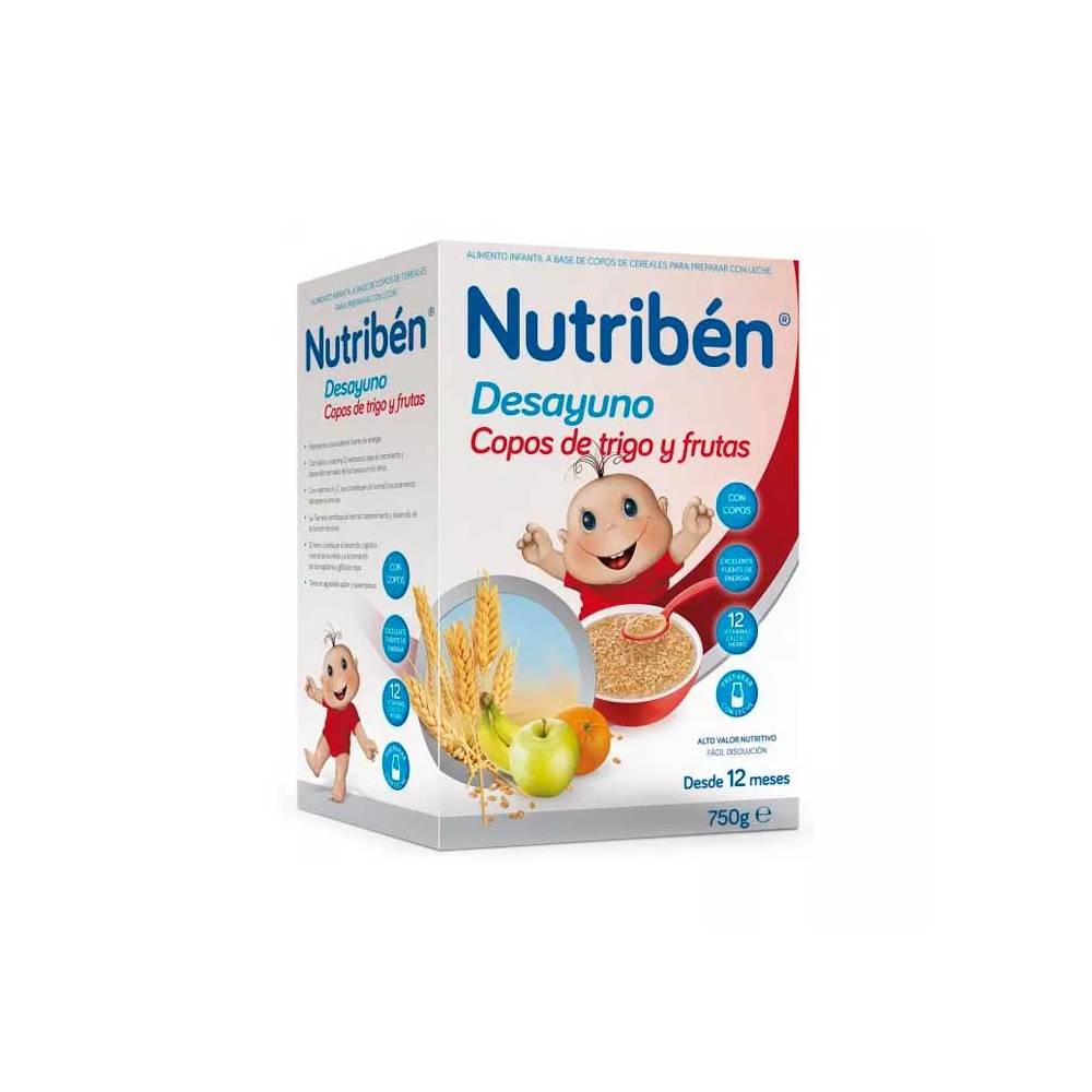 Nutribén Pusryčių dribsniai Kviečiai Kviečiai Vaisiai 750g 