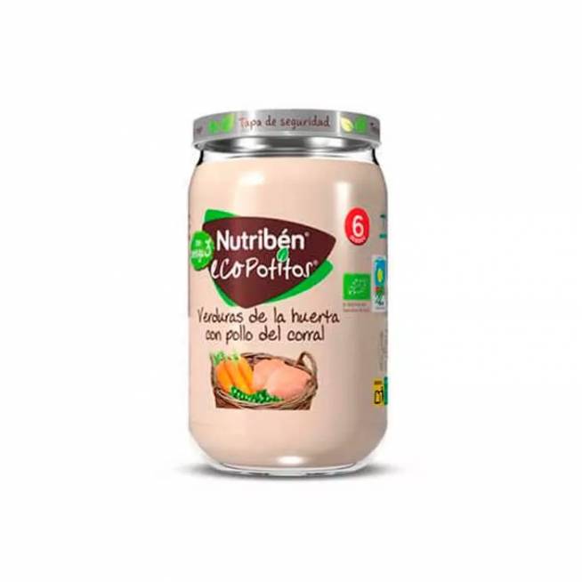 Nutribén Ecopotito Daržovės ir vištiena 235g 