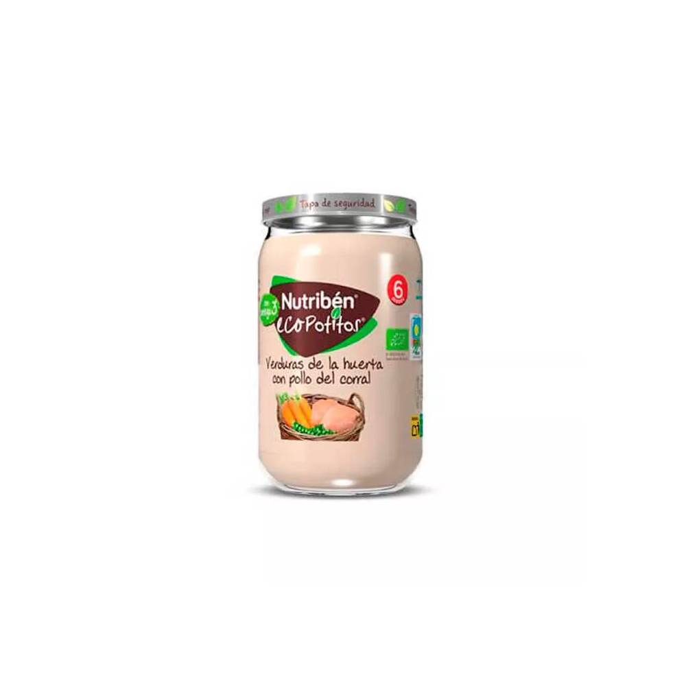 Nutribén Ecopotito Daržovės ir vištiena 235g 