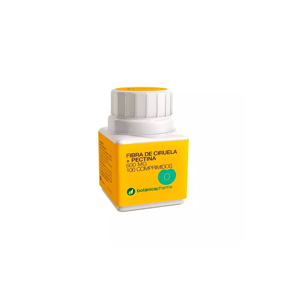 Botanicapharma Slyvų skaidulos + pektinas 500mg 100 tablečių 