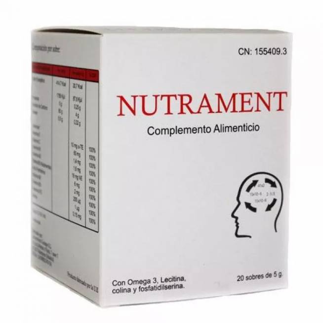 OTC Nutrament 20 paketėlių 5g