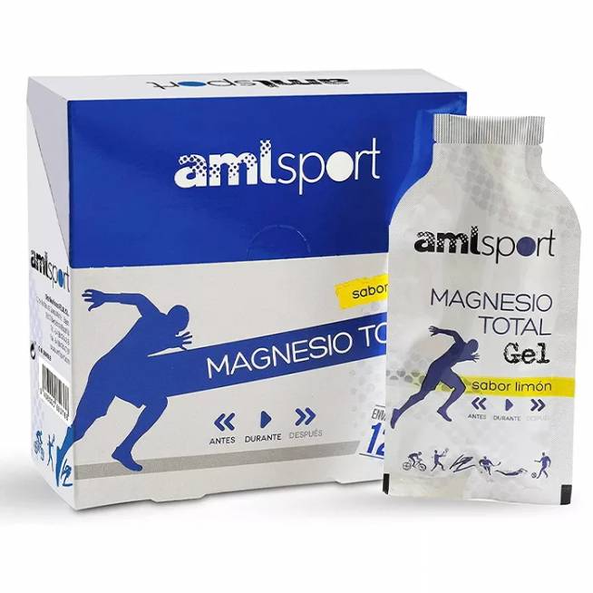 "Amlsport" magnio gelis "Lemon" 12 paketėlių 