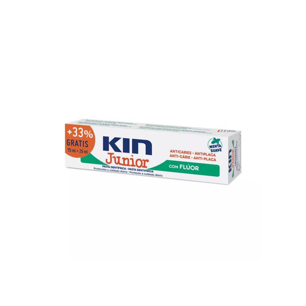 Kin Junior Mint Mild dantų pasta 75ml+25ml 