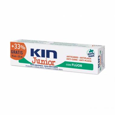 Kin Junior Mint Mild dantų pasta 75ml+25ml 