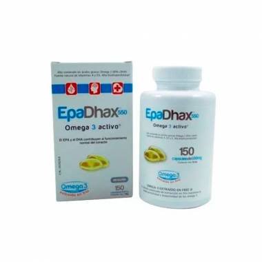 Epadhax Omega 3 Active 550mg 150 kapsulių