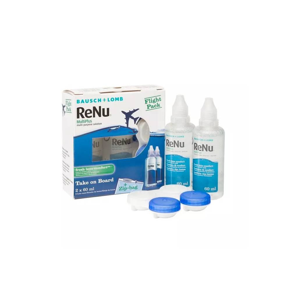 "Bausch Lomb Renu Multiplus Travel Format" 2x60ml