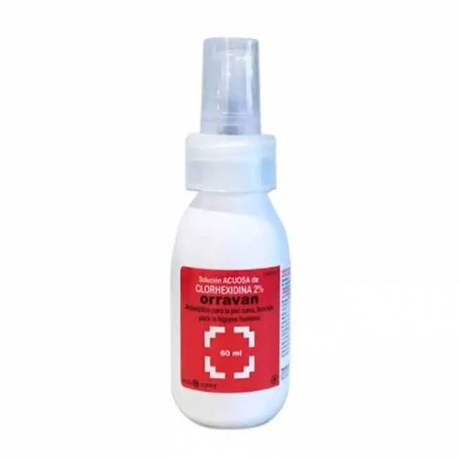 2 % chlorheksidino vandeninis tirpalas 60 ml