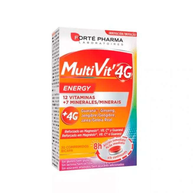 Forté Pharma Multivit 4G Energy 30 tablečių 