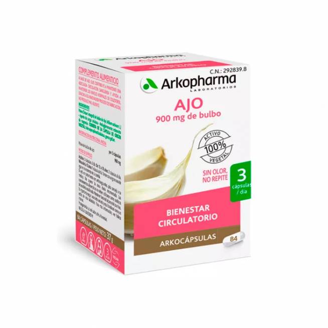 Arkopharma Arkocapsulas Garlic 84 Capsules