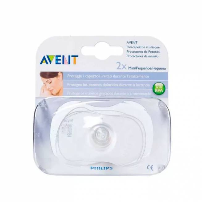 "Avent 2 Mini" silikoniniai spenelių skydeliai 