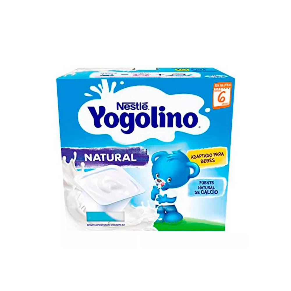 Nestlé Yogolino Natural be cukraus 4x100g 