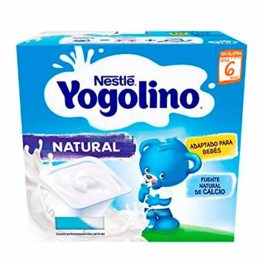 Nestlé Yogolino Natural be cukraus 4x100g 